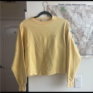 Honey Pastel Yellow Crop Sweater
Comfy Pull Over Crewneck Sweatshirt